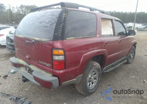 2004 Chevrolet Tahoe Z71 из США, поврежденный, VIN 1GNEK13Z04R304907